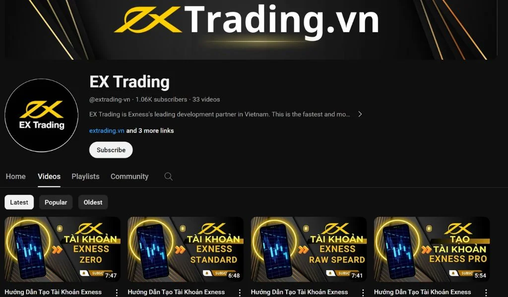 Các video EX Trading