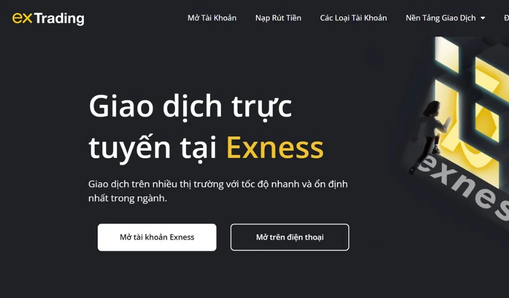 Trading đối tác phát triển khách hàng của Exness tại Việt Nam